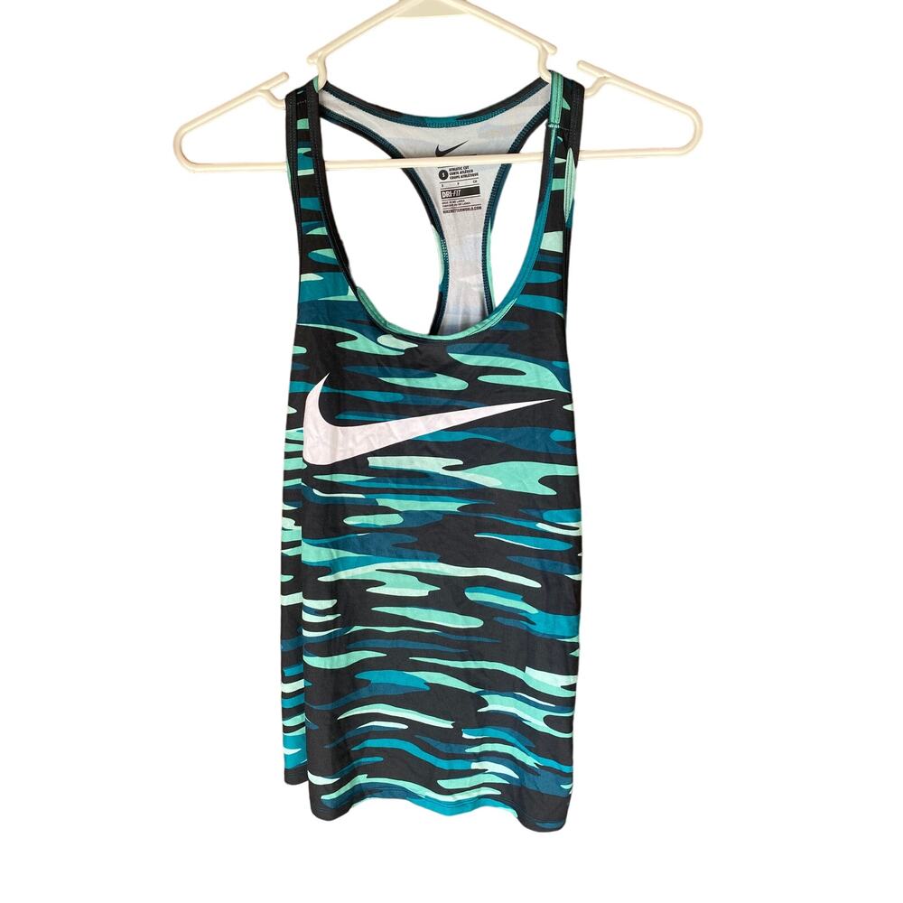 Nike Dri Fit Green Running Tank Women's Small